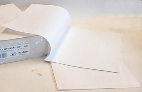 AKTENUMSCHLAG AUS PACKPAPIER 110GR WEIß Produktbild